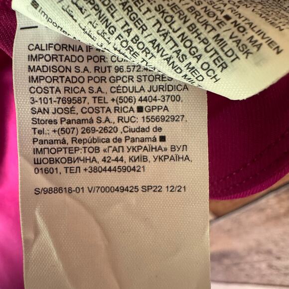 Athleta Swimsuit One Piece Coastline Electric Fuchsia Large Colorblock Summer - Picture 10 of 10